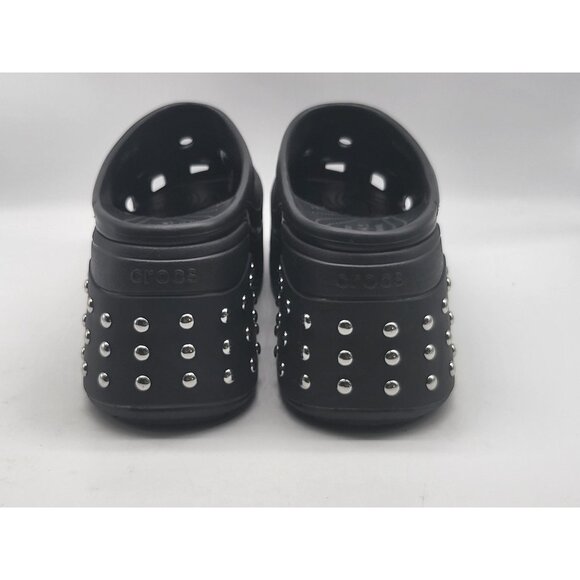 Crocs Siren Studded Heel Clog Black Mens Size 12 Mens 209017 001 - Picture 6 of 10